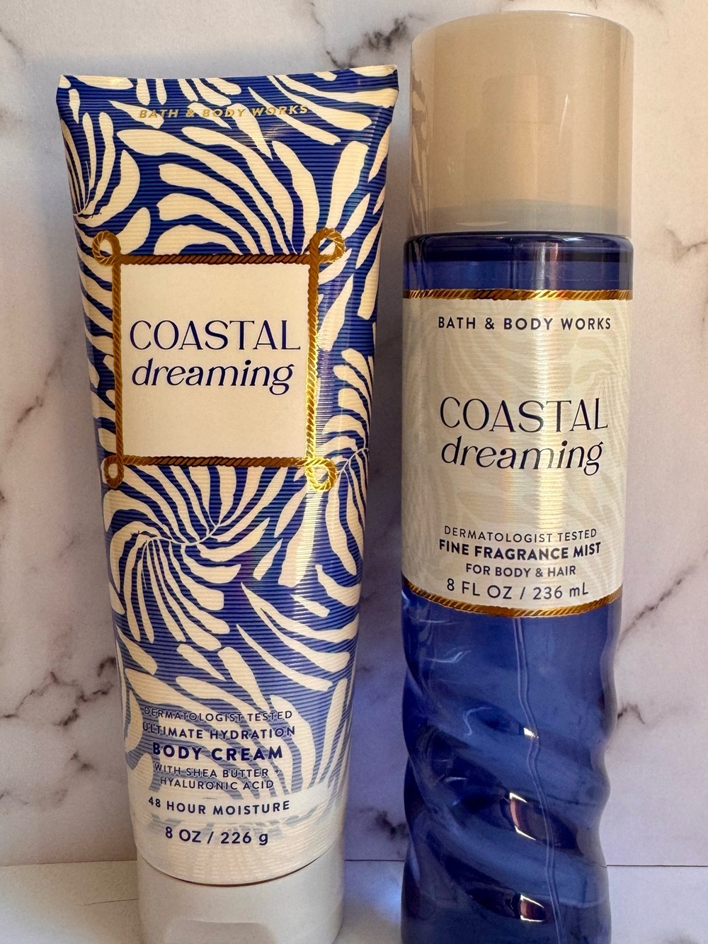 ✨Bath & Body Works Coastal Dreaming Body Cream & Fragrance Mist Brand New✨